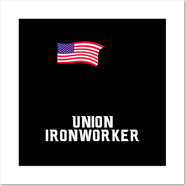 Hanging And Banging Union Iron Worker Wall Art by SnugFarm